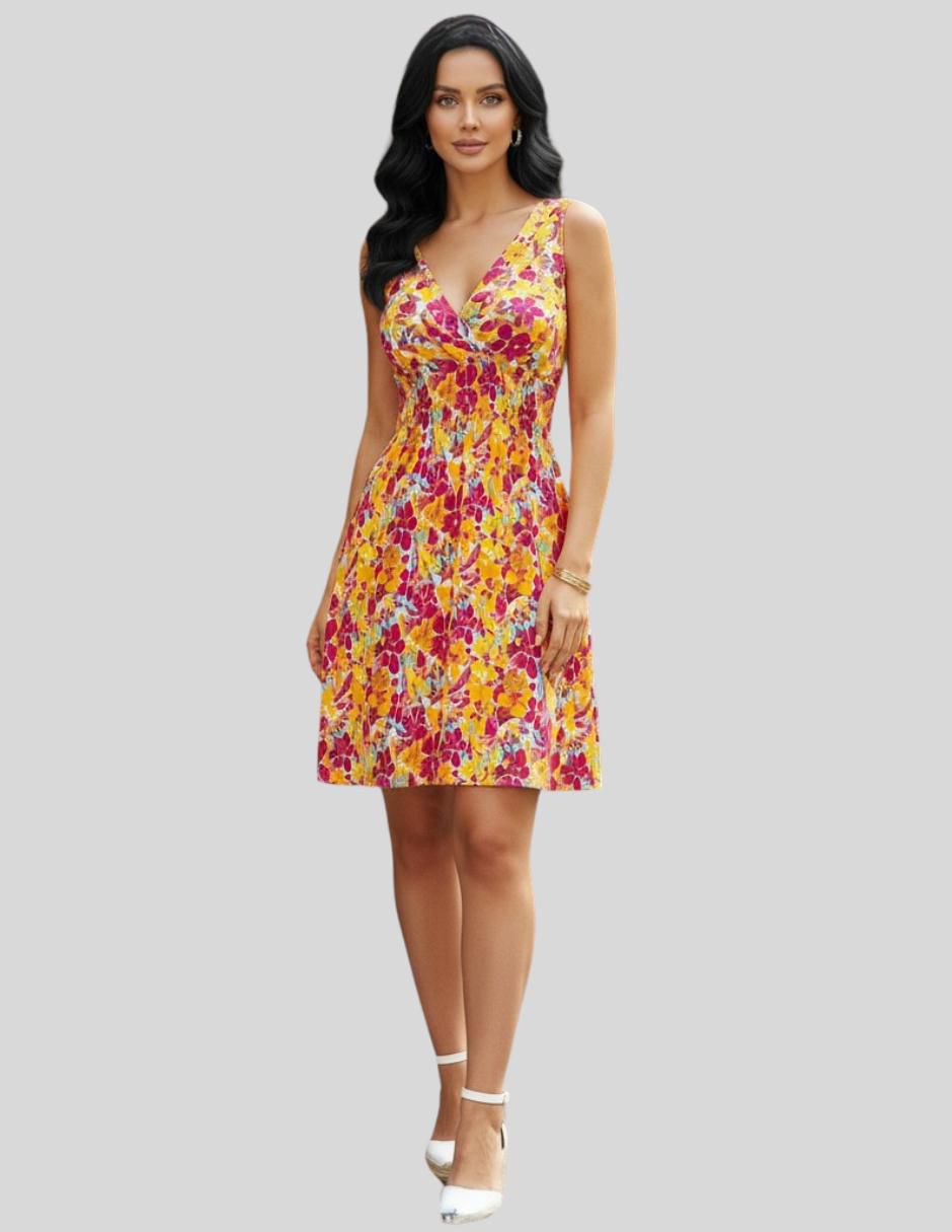 Vestido a la rodilla casual malabis vestidos para dama "para mujer"
