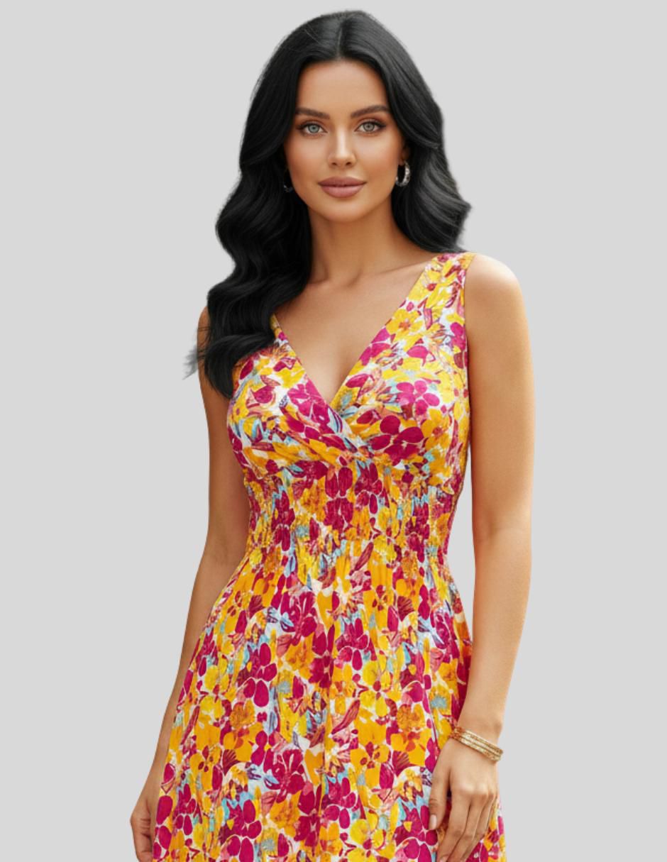 Vestido a la rodilla casual malabis vestidos para dama "para mujer"