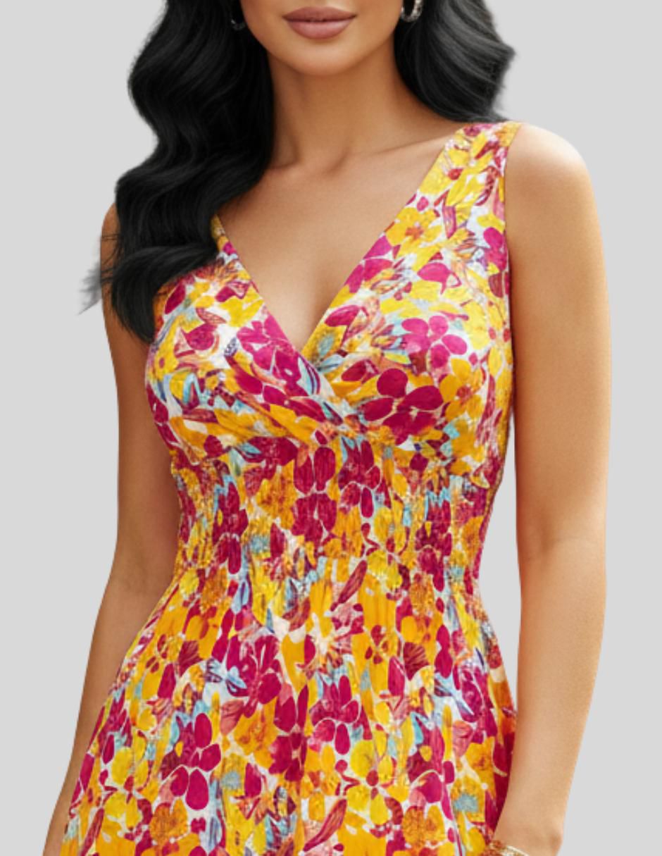 Vestido a la rodilla casual malabis vestidos para dama "para mujer"