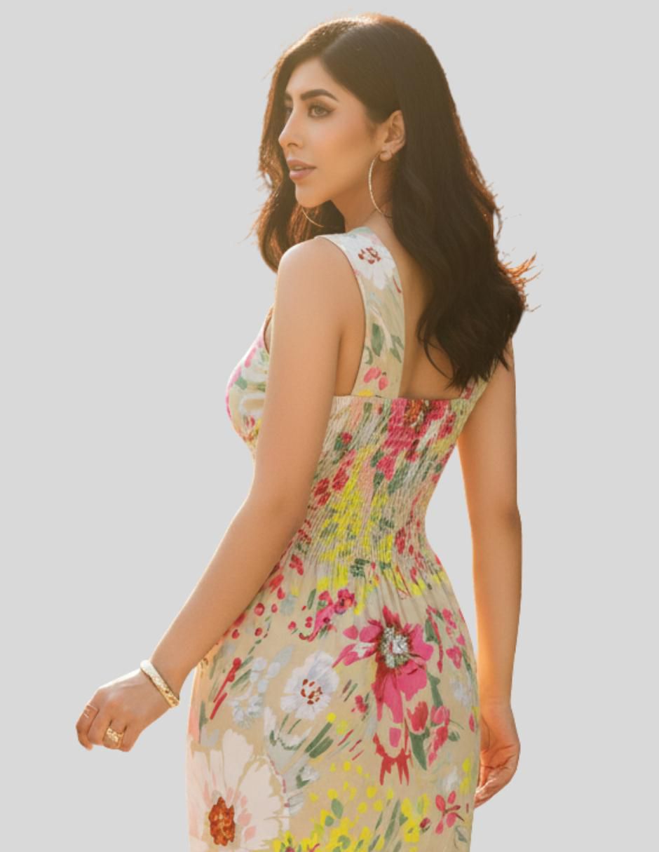 Vestido a la rodilla casual para mujer 5
