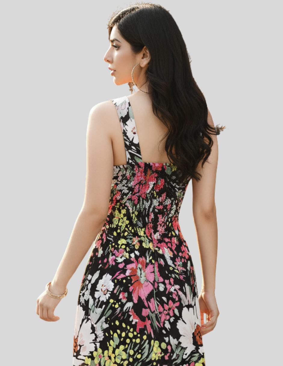 Vestido a la rodilla casual para mujer 7