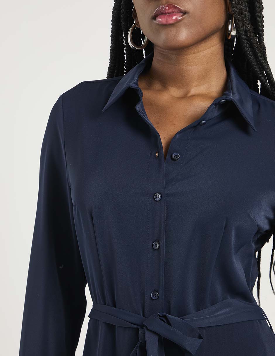 Vestido a la rodilla casual para mujer 4