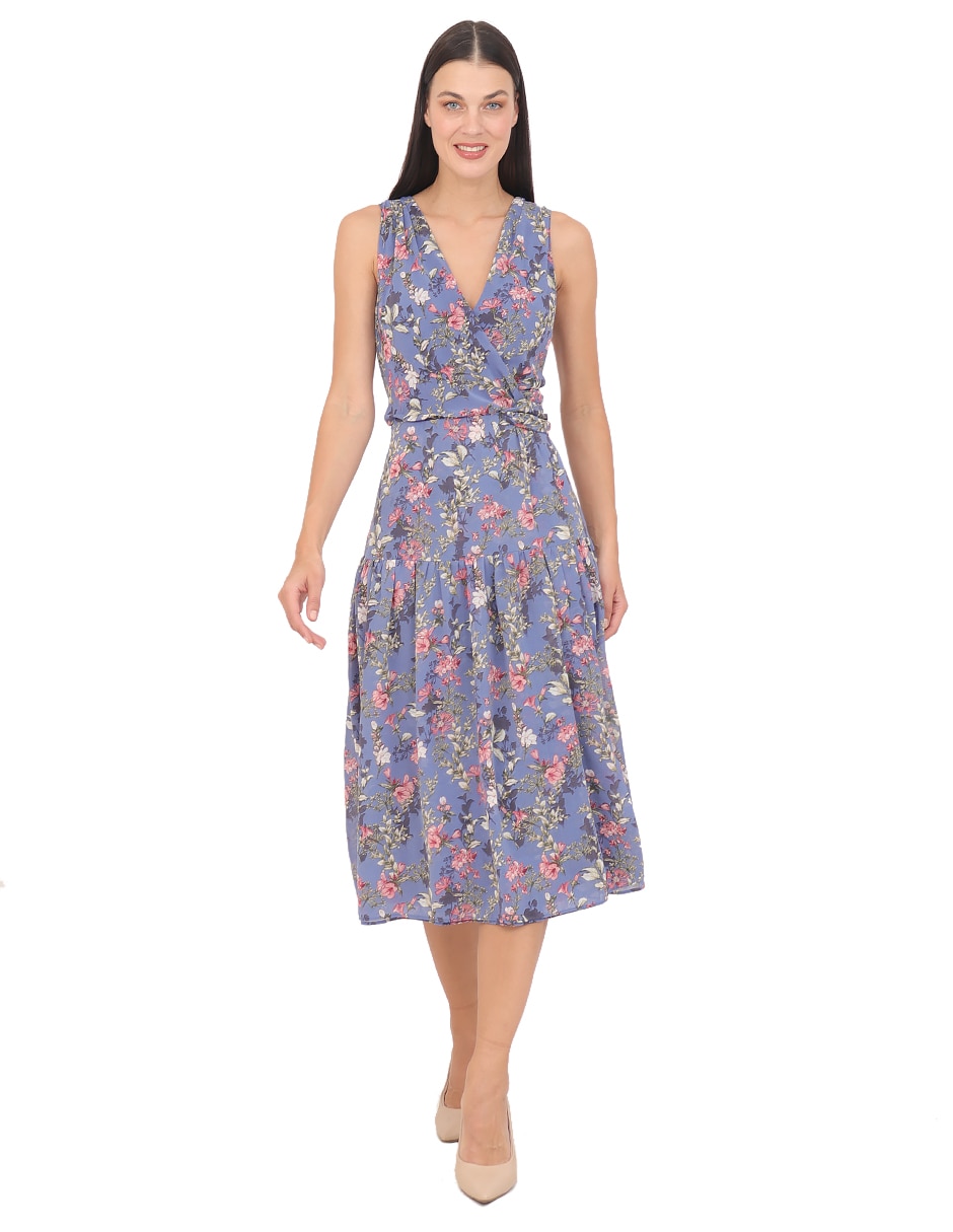 Vestido midi casual para mujer Vestido midi casual para mujer