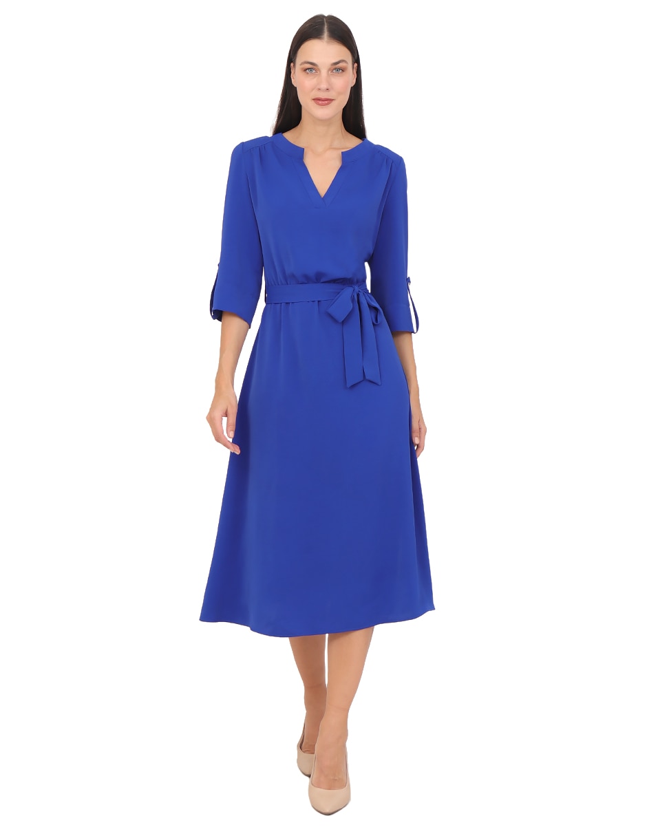 Vestido midi casual para mujer Vestido midi casual para mujer