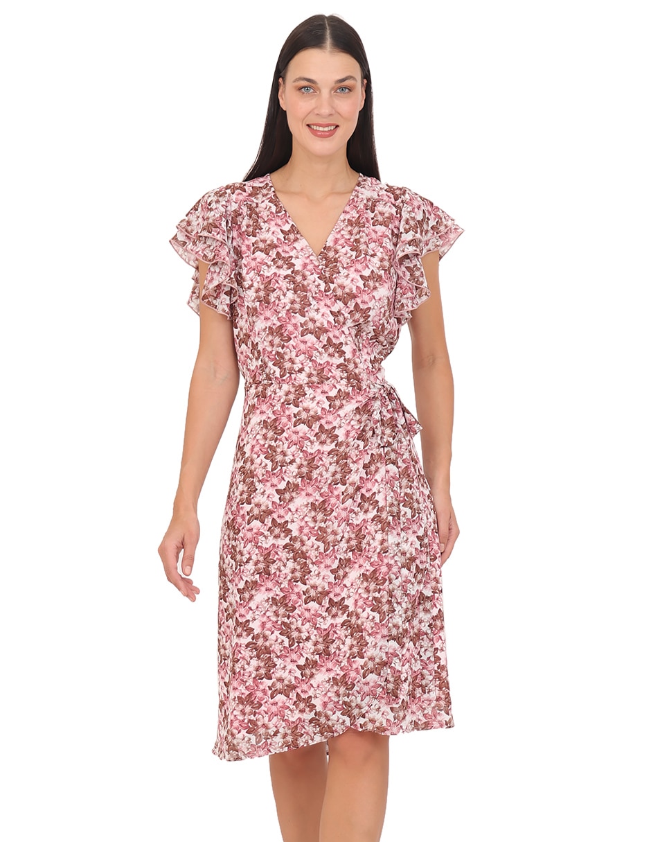 Vestido a la rodilla casual para mujer