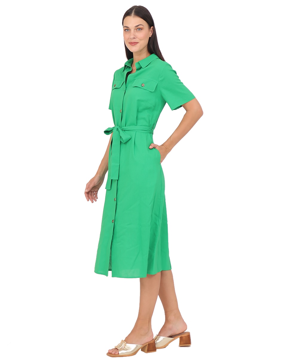 Vestido a la rodilla casual para mujer 3