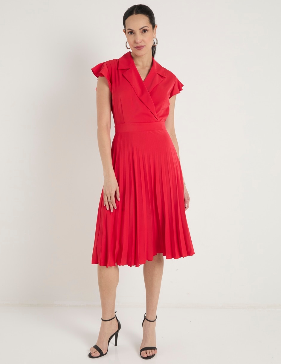 Vestido a la rodilla casual para mujer 2