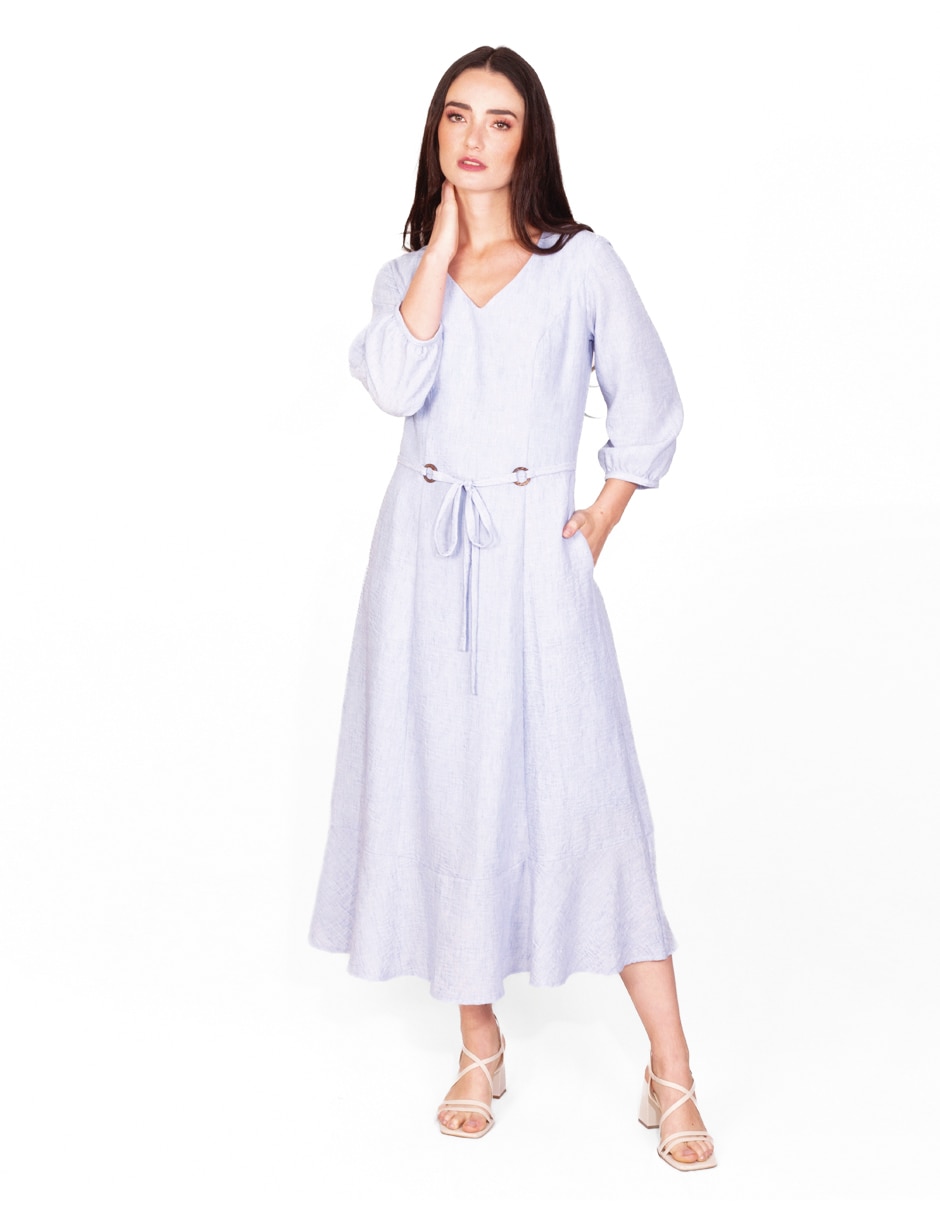 Vestido largo casual para mujer 3