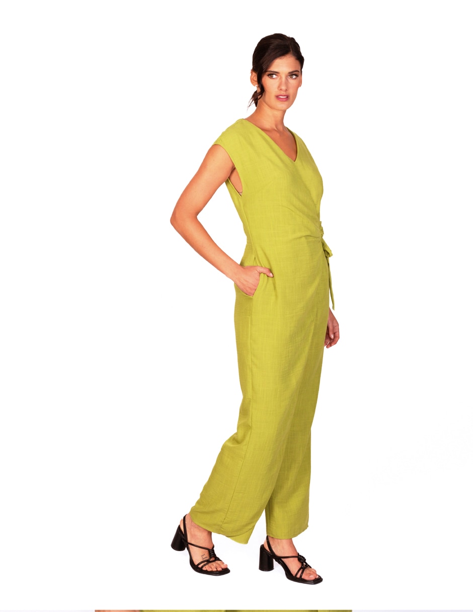 Jumpsuit estampado liso para mujer 4
