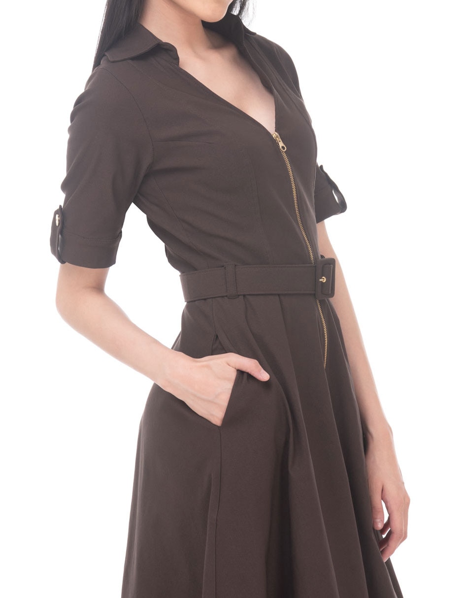 Vestido midi casual para mujer 4