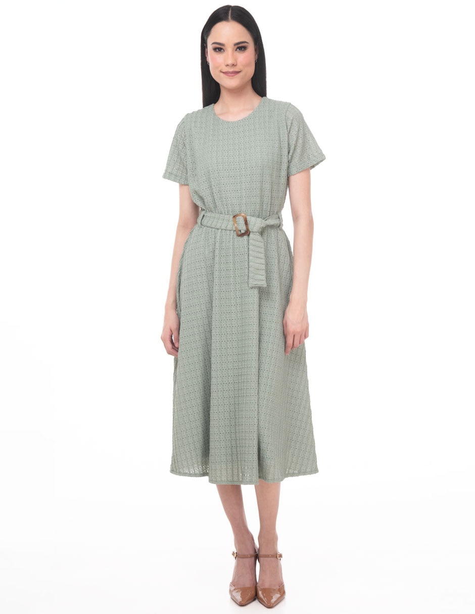 Vestido midi casual para mujer Vestido midi casual para mujer