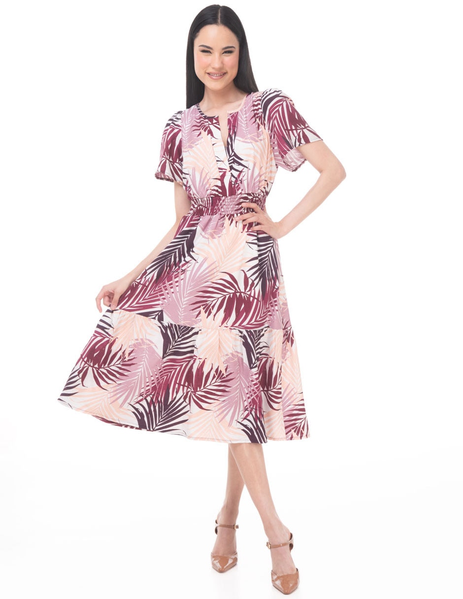 Vestido midi casual para mujer Vestido midi casual para mujer