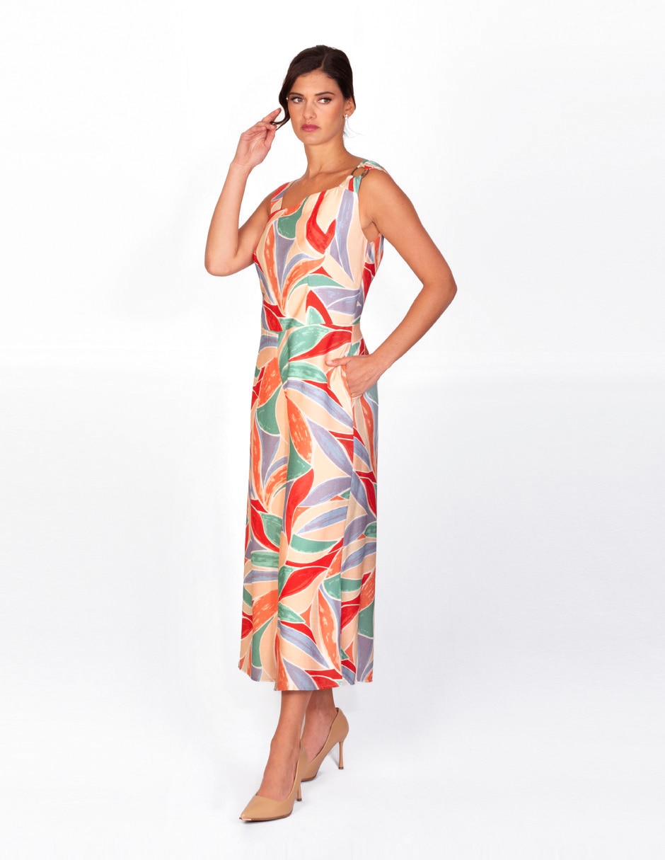 Jumpsuit estampado Macroprint para mujer 4