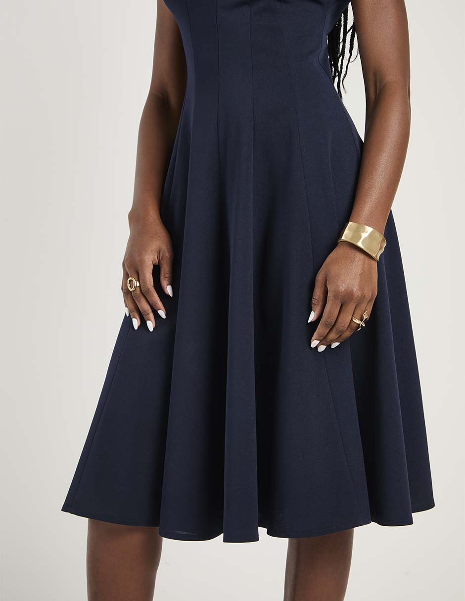 Vestido midi formal para mujer 5