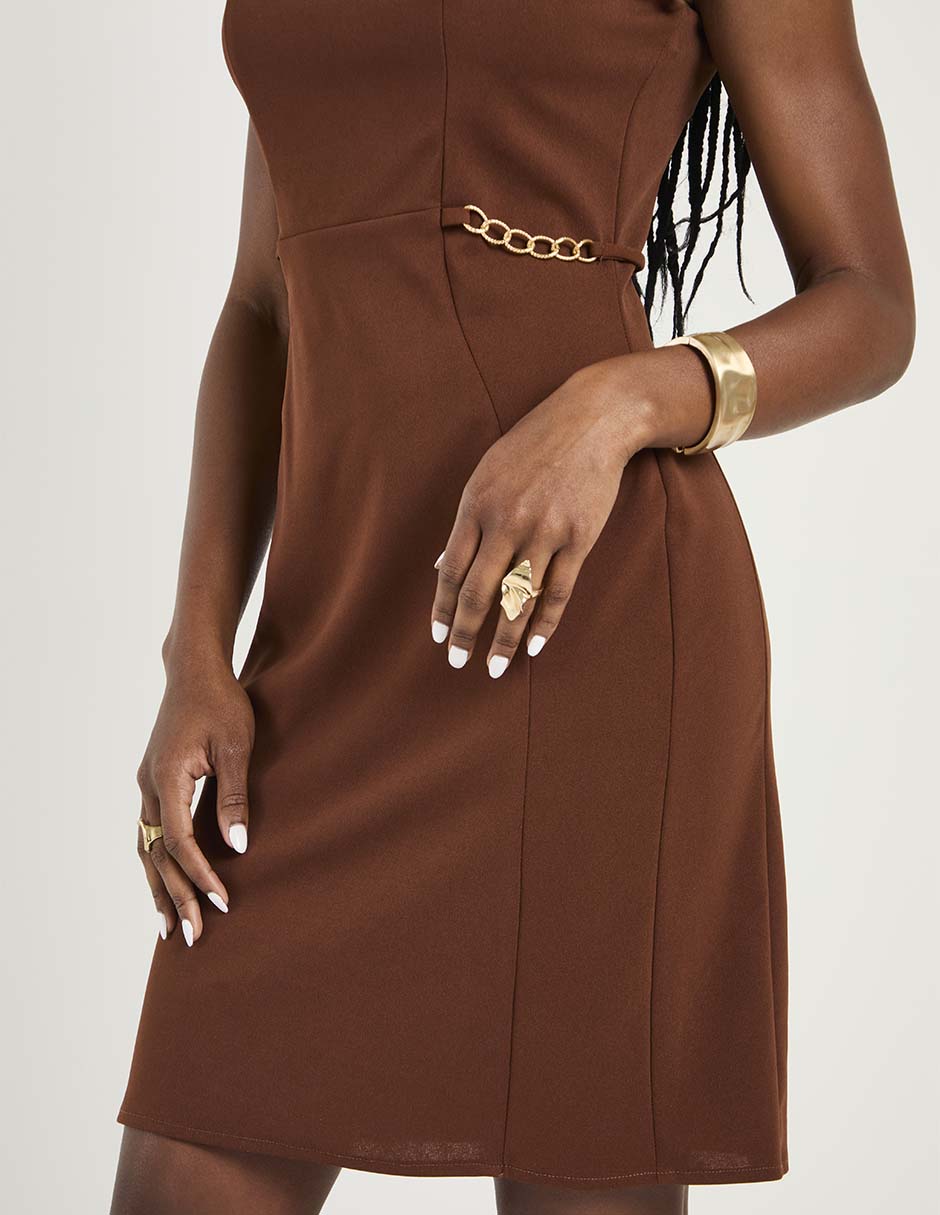 Vestido arriba de la rodilla formal para mujer 5