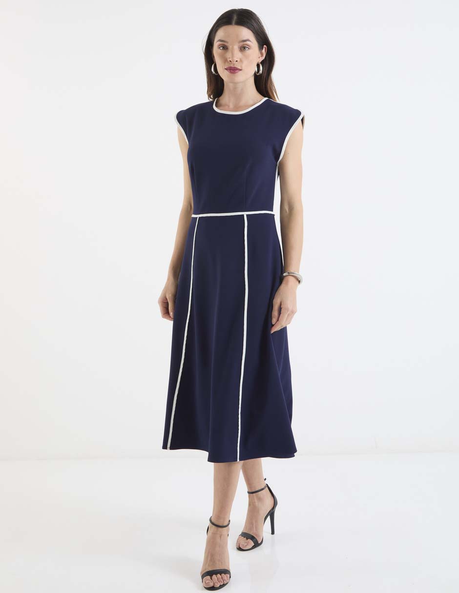 Vestido midi formal para mujer