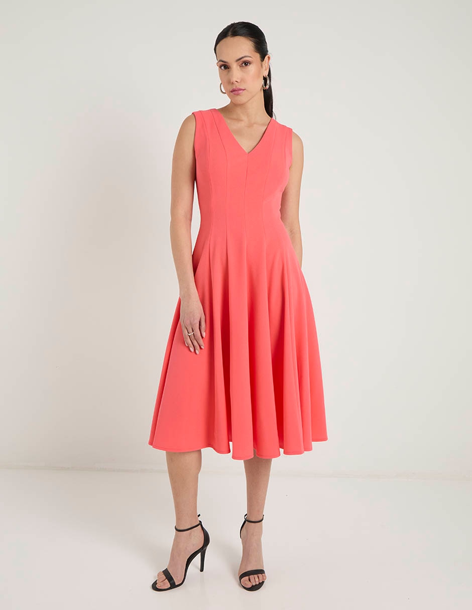 Vestido midi formal para mujer 2