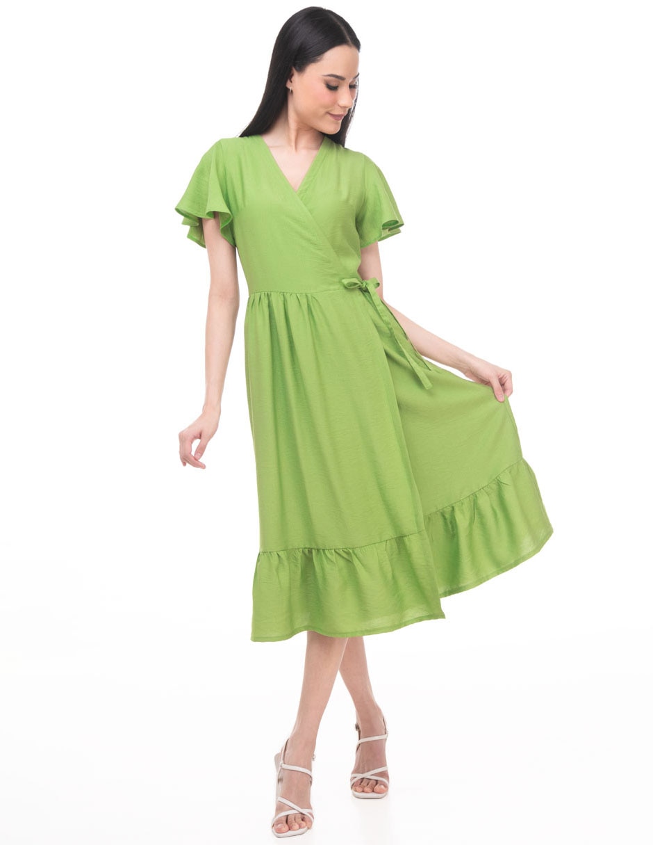 Vestido midi casual para mujer