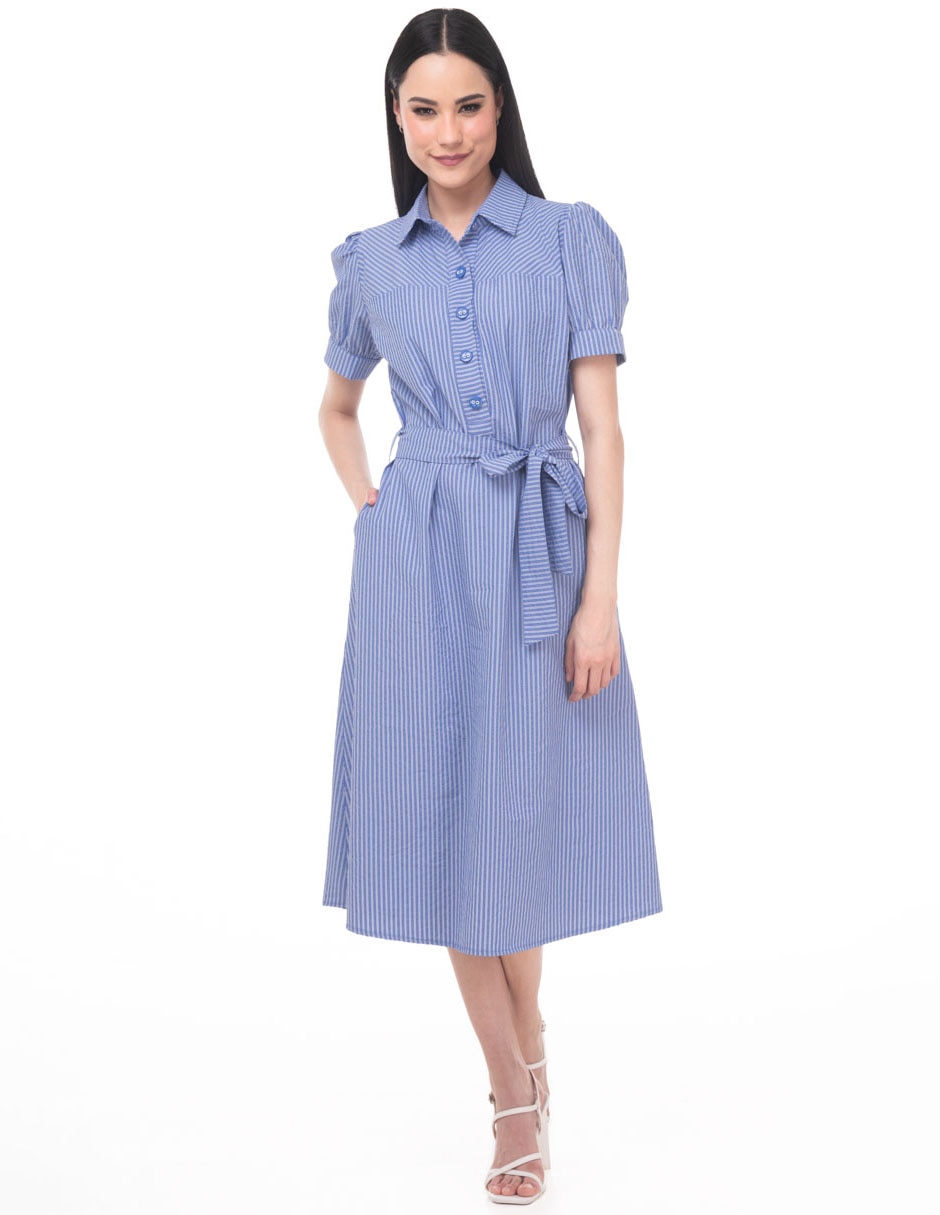 Vestido midi casual para mujer Vestido midi casual para mujer