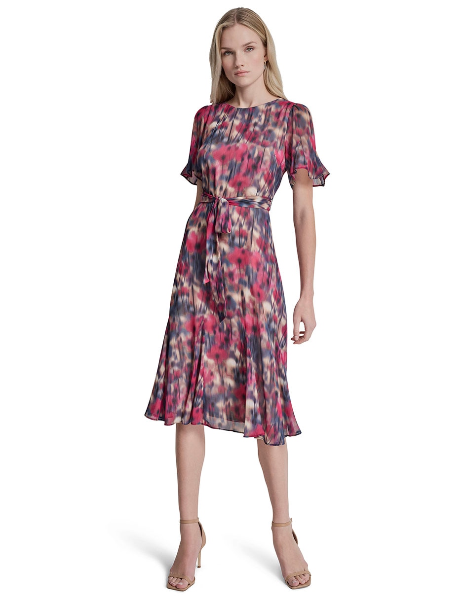 Vestido midi casual para mujer Vestido midi casual para mujer