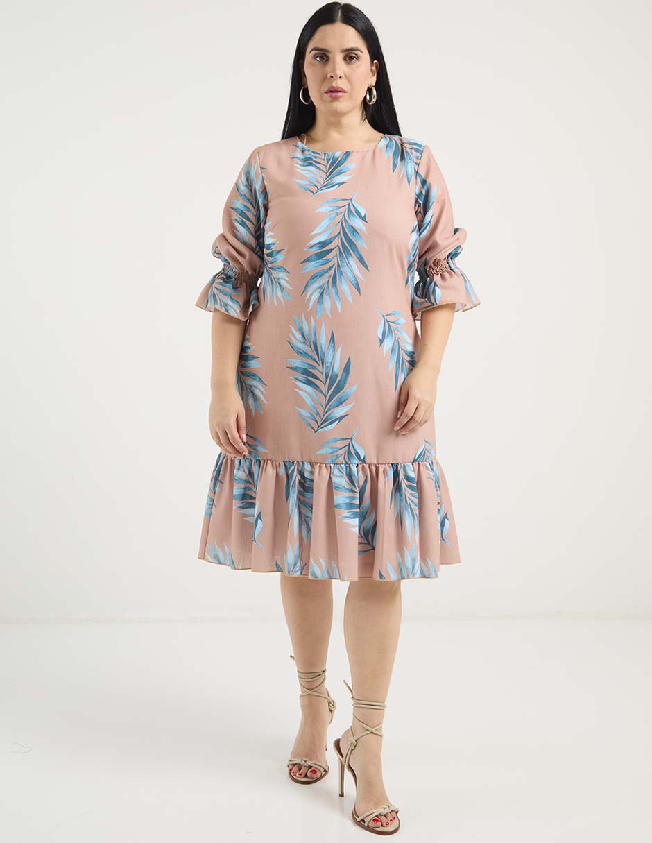 Vestido a la rodilla casual para mujer 2