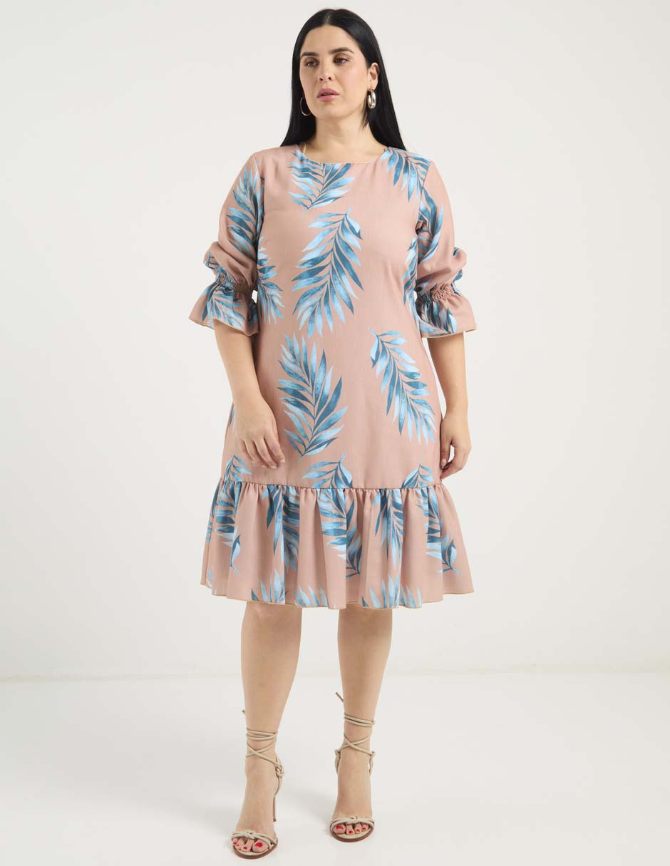 Vestido a la rodilla casual para mujer 3