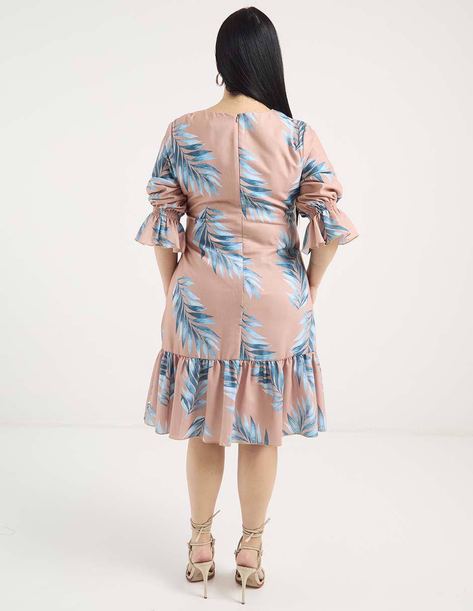 Vestido a la rodilla casual para mujer 6