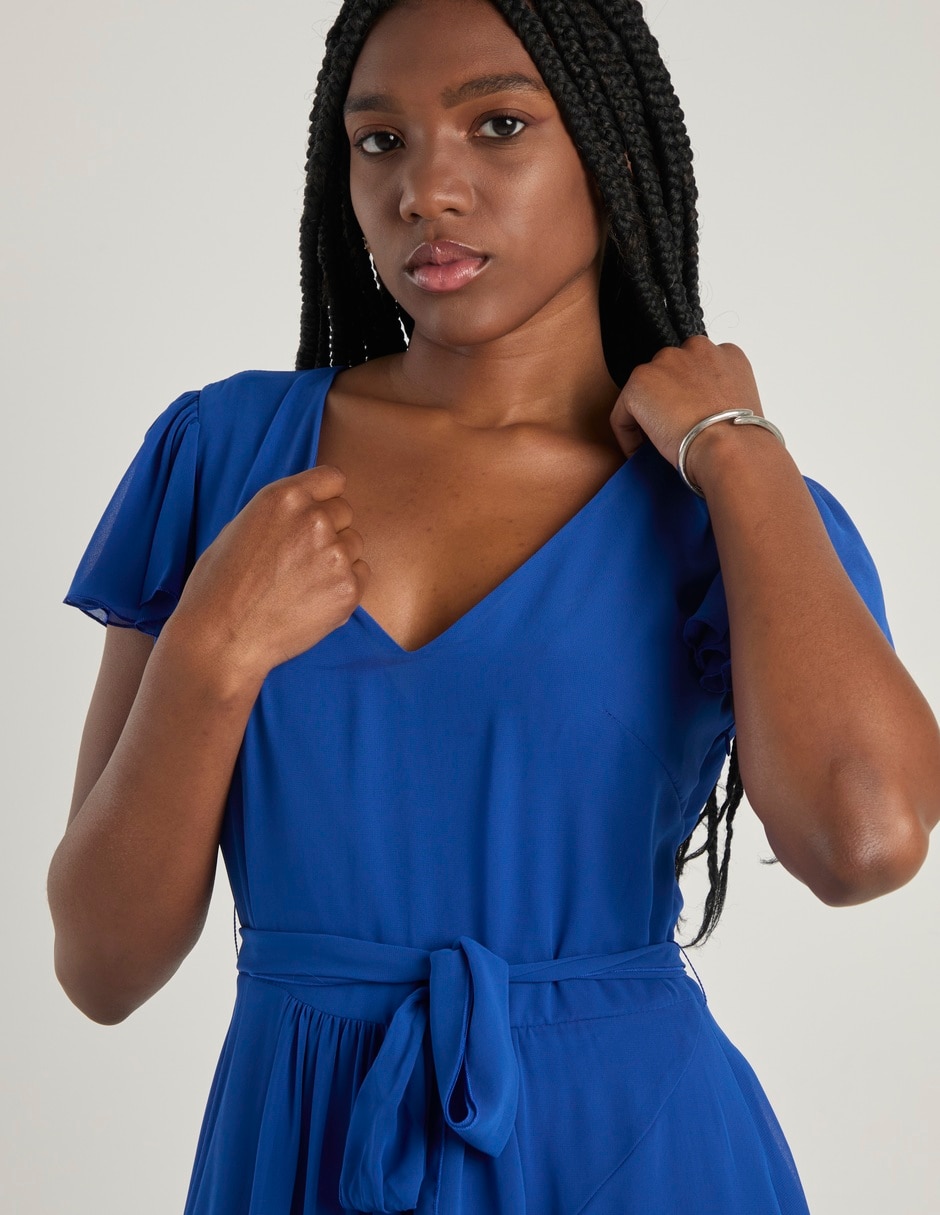 Vestido a la rodilla casual para mujer 4