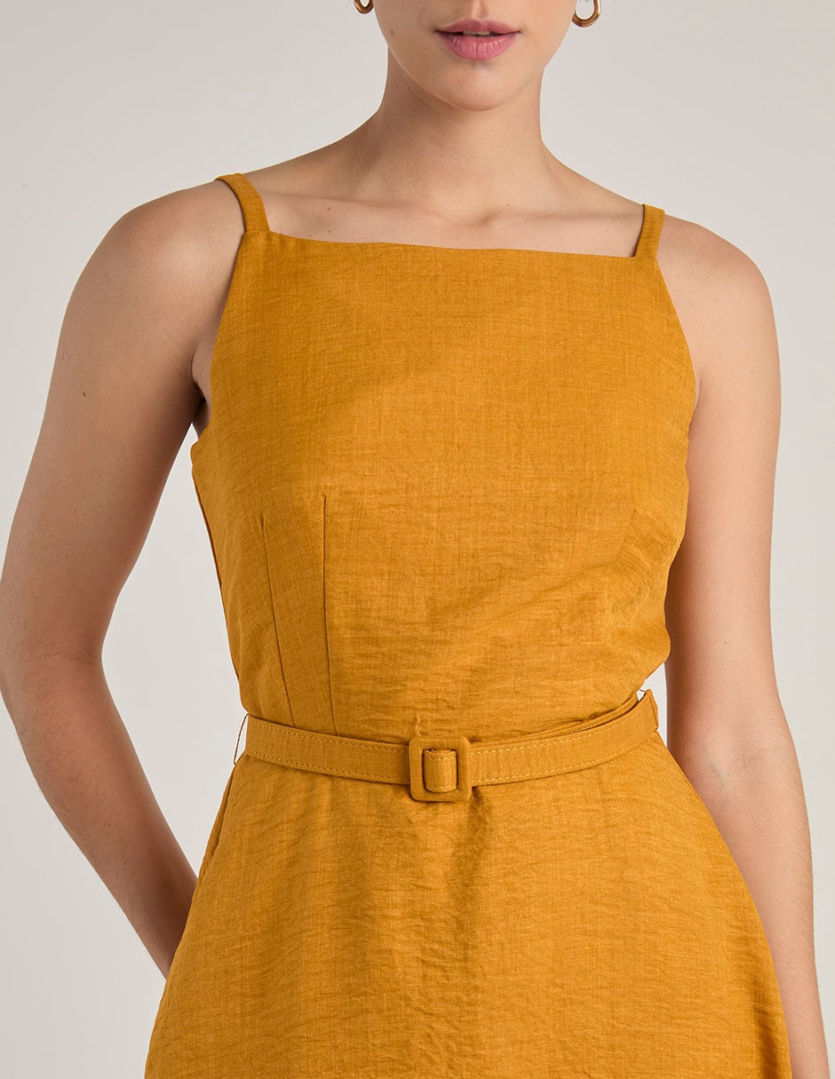 Vestido a la rodilla casual para mujer 5