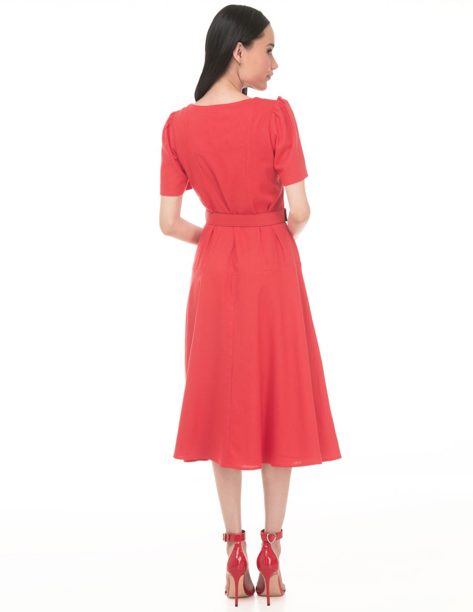 Vestido midi casual para mujer 2