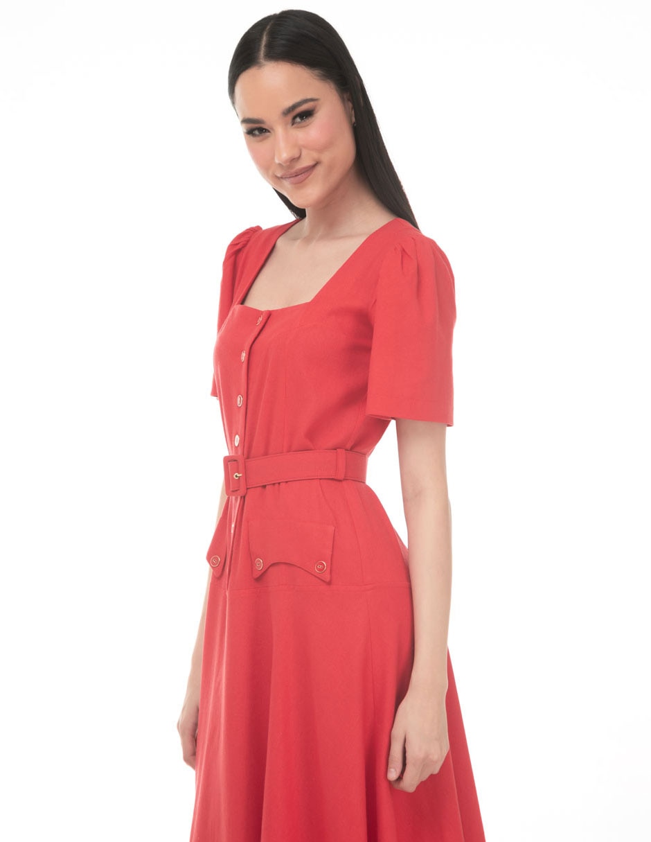 Vestido midi casual para mujer 3