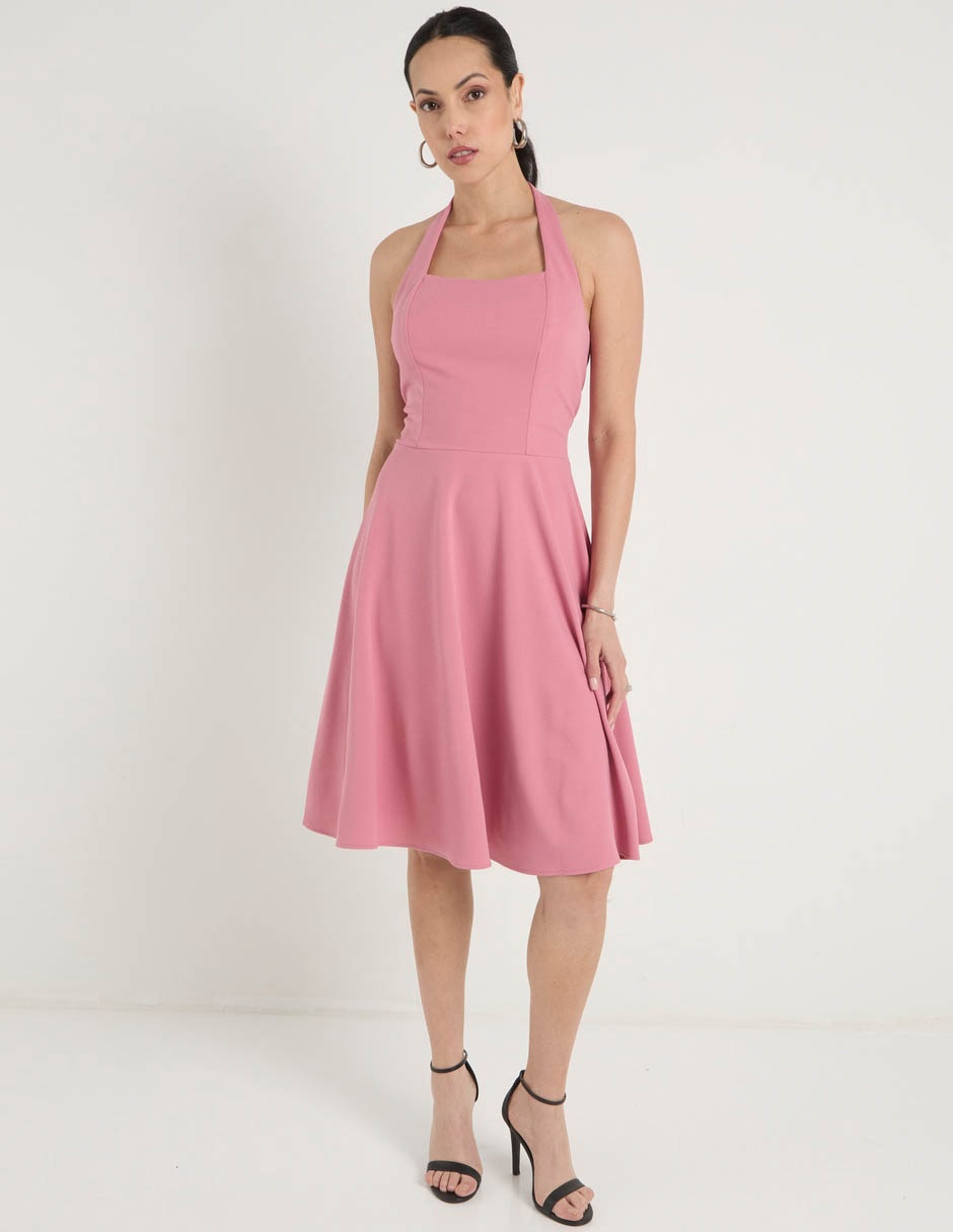 Vestido a la rodilla casual para mujer 2