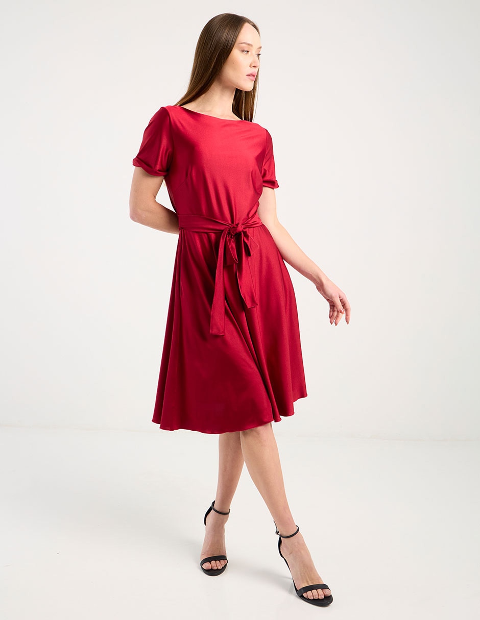 Vestido a la rodilla casual para mujer