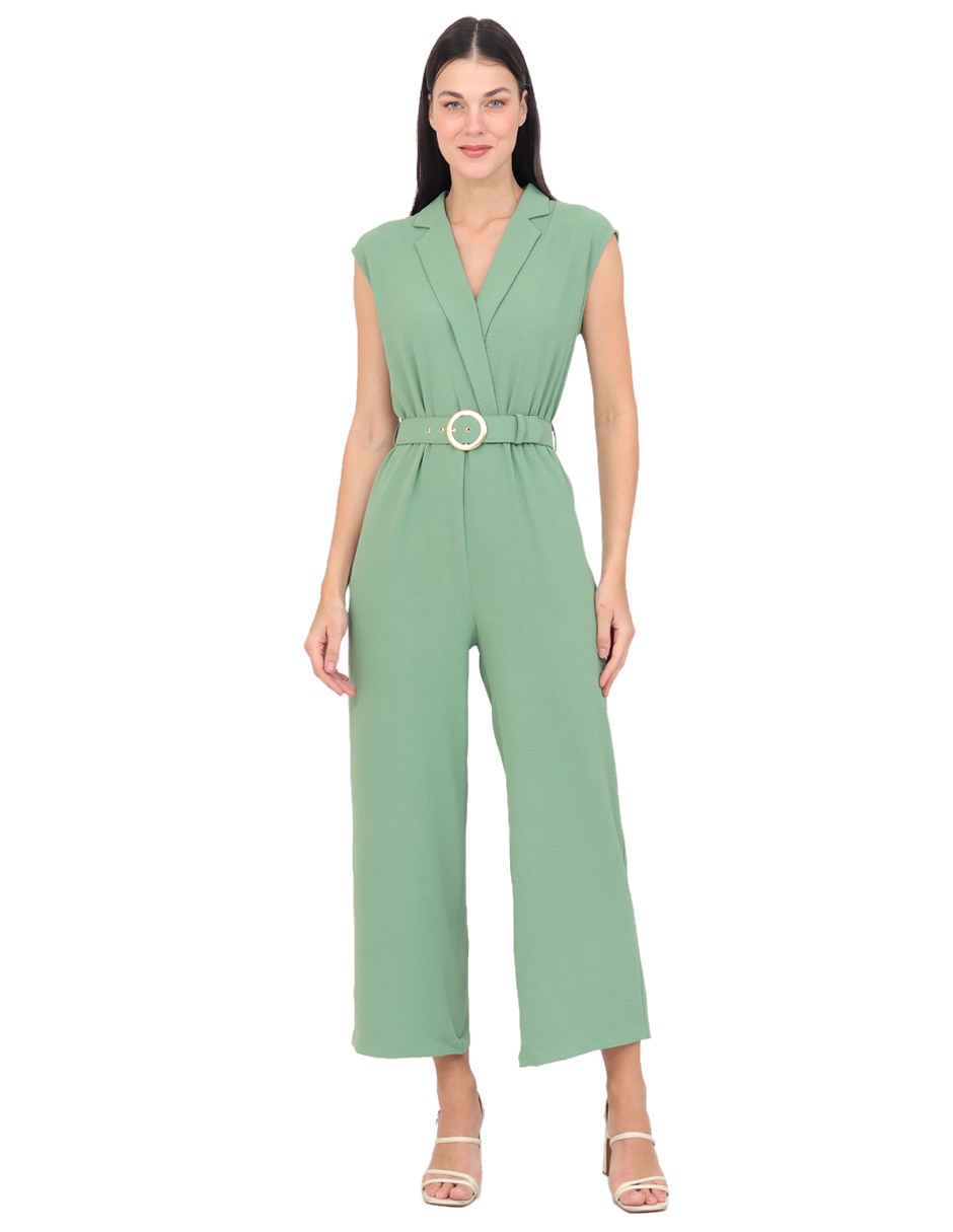 Jumpsuit formal estampado liso para mujer