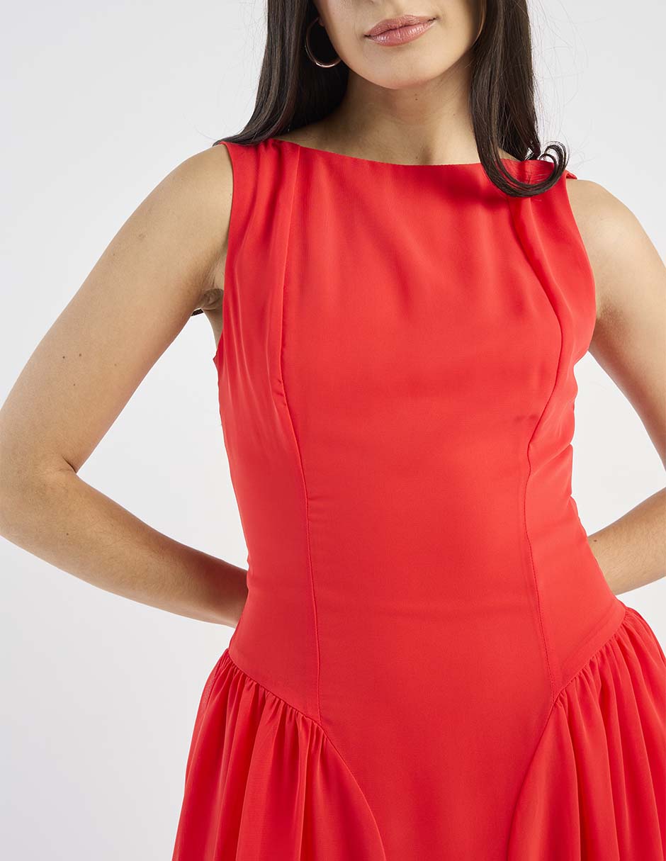 Vestido midi casual para mujer 4