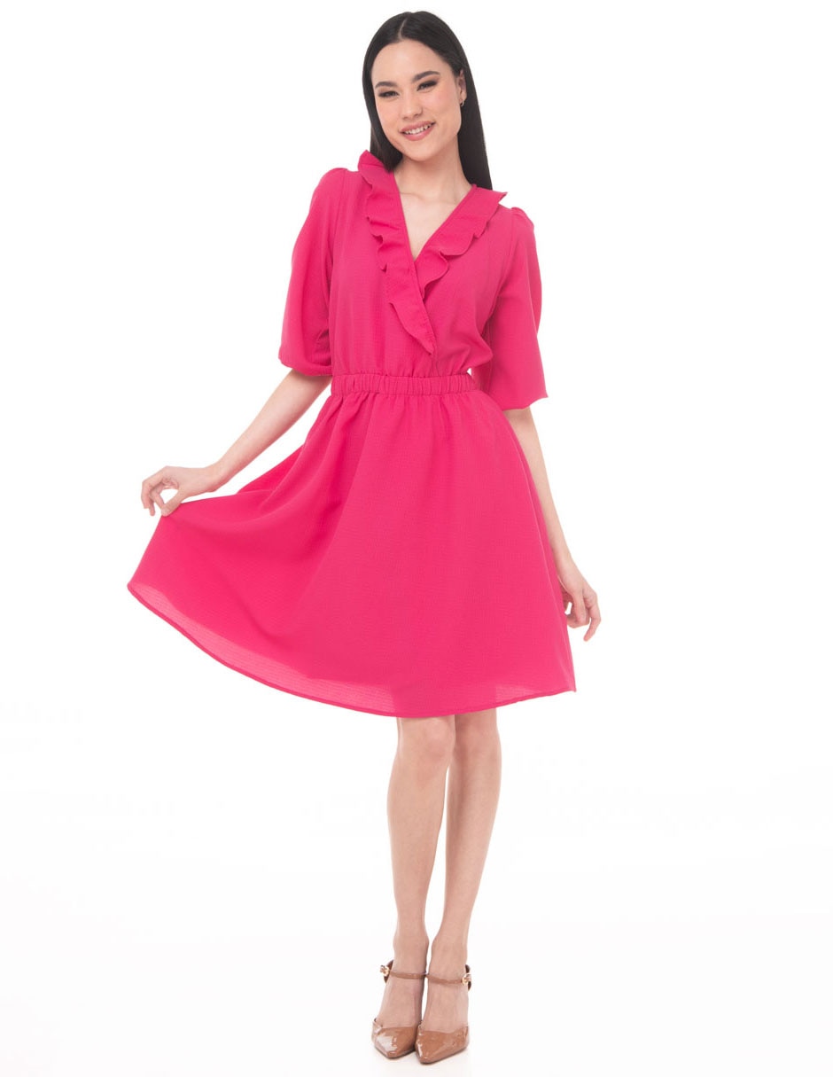 Vestido a la rodilla casual para mujer 3