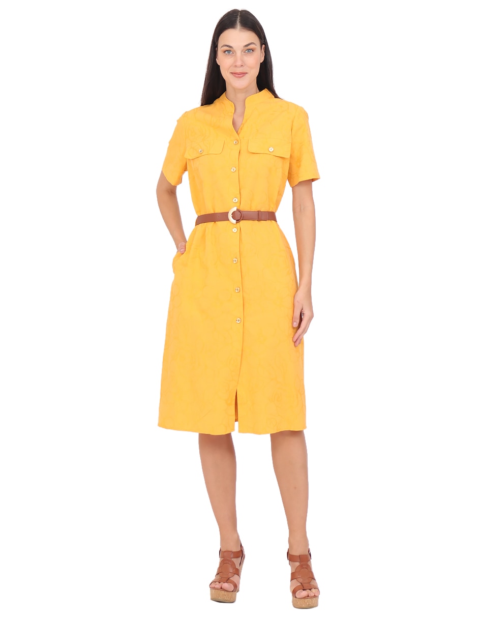 Vestido midi casual para mujer
