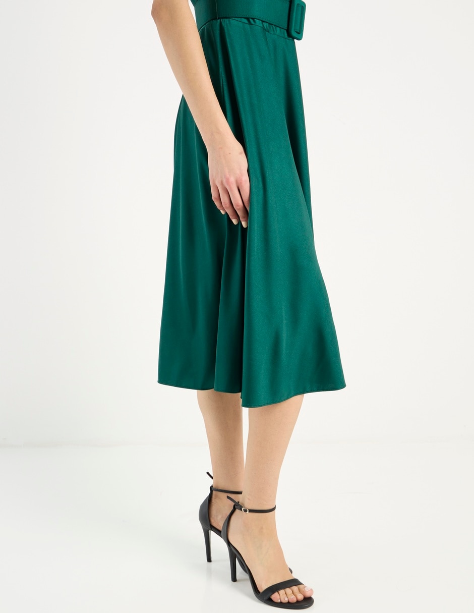 Vestido 3/4 de fiesta escote V 5