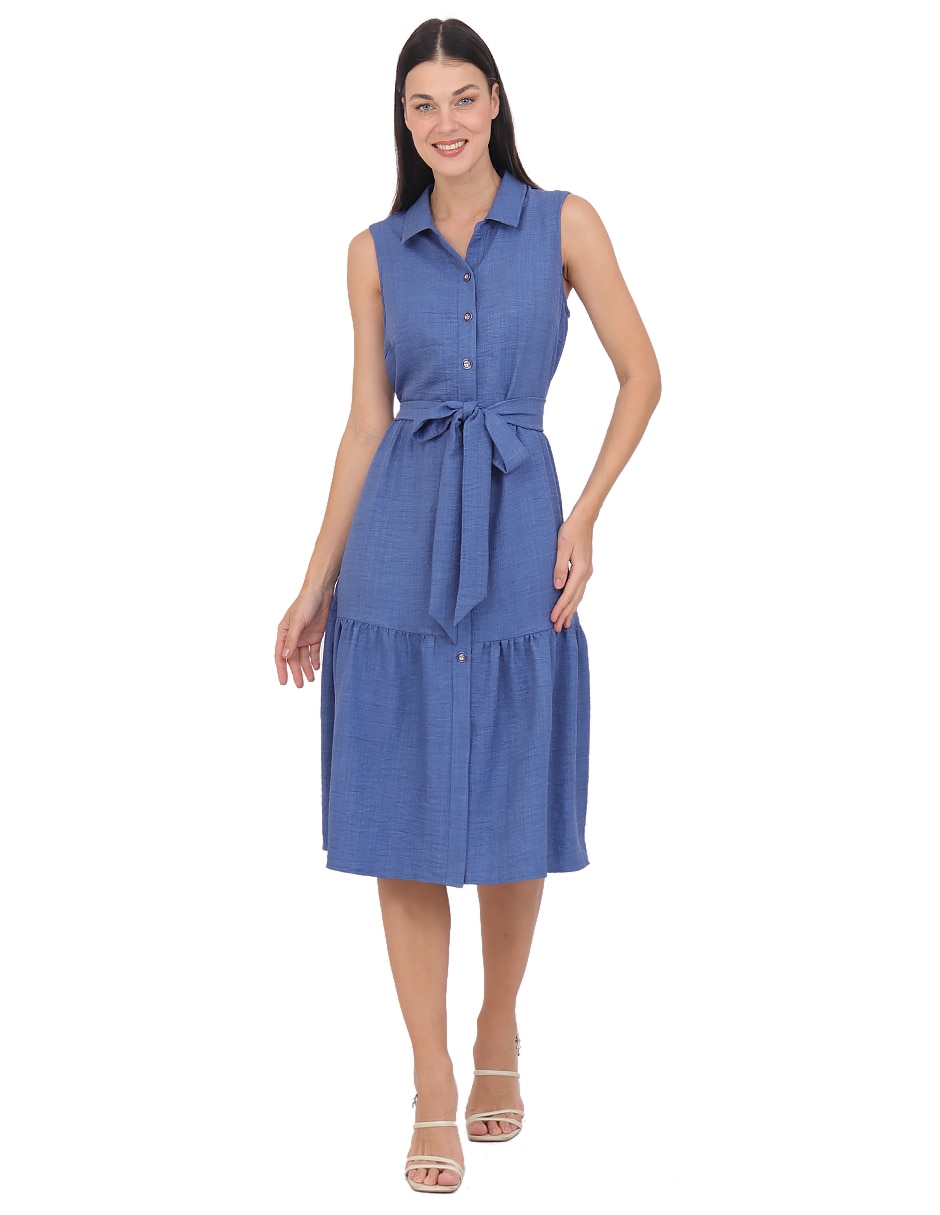 Vestido midi casual para mujer