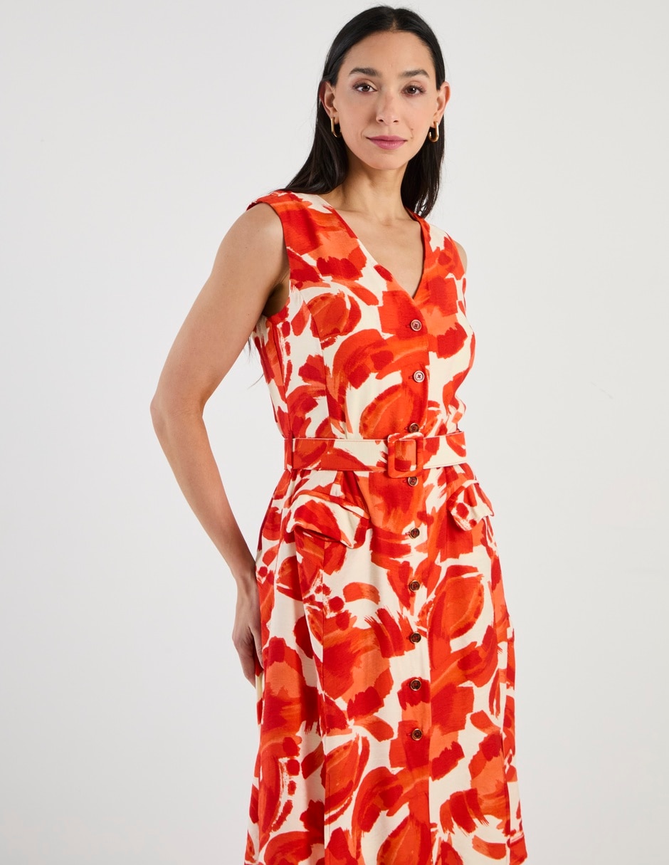 Vestido 3/4 casual para mujer 4