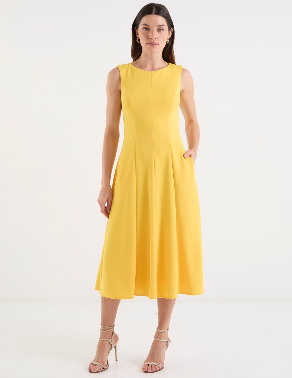 Vestido midi casual para mujer