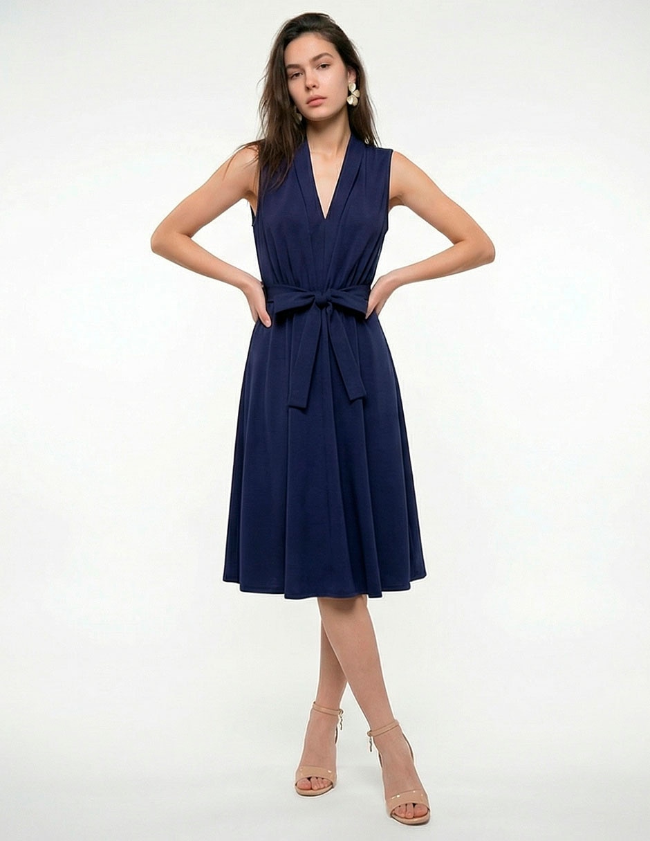 Vestido midi casual para mujer Vestido midi casual para mujer