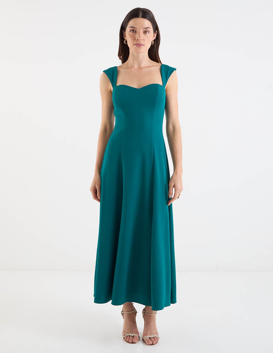 Vestido midi casual para mujer