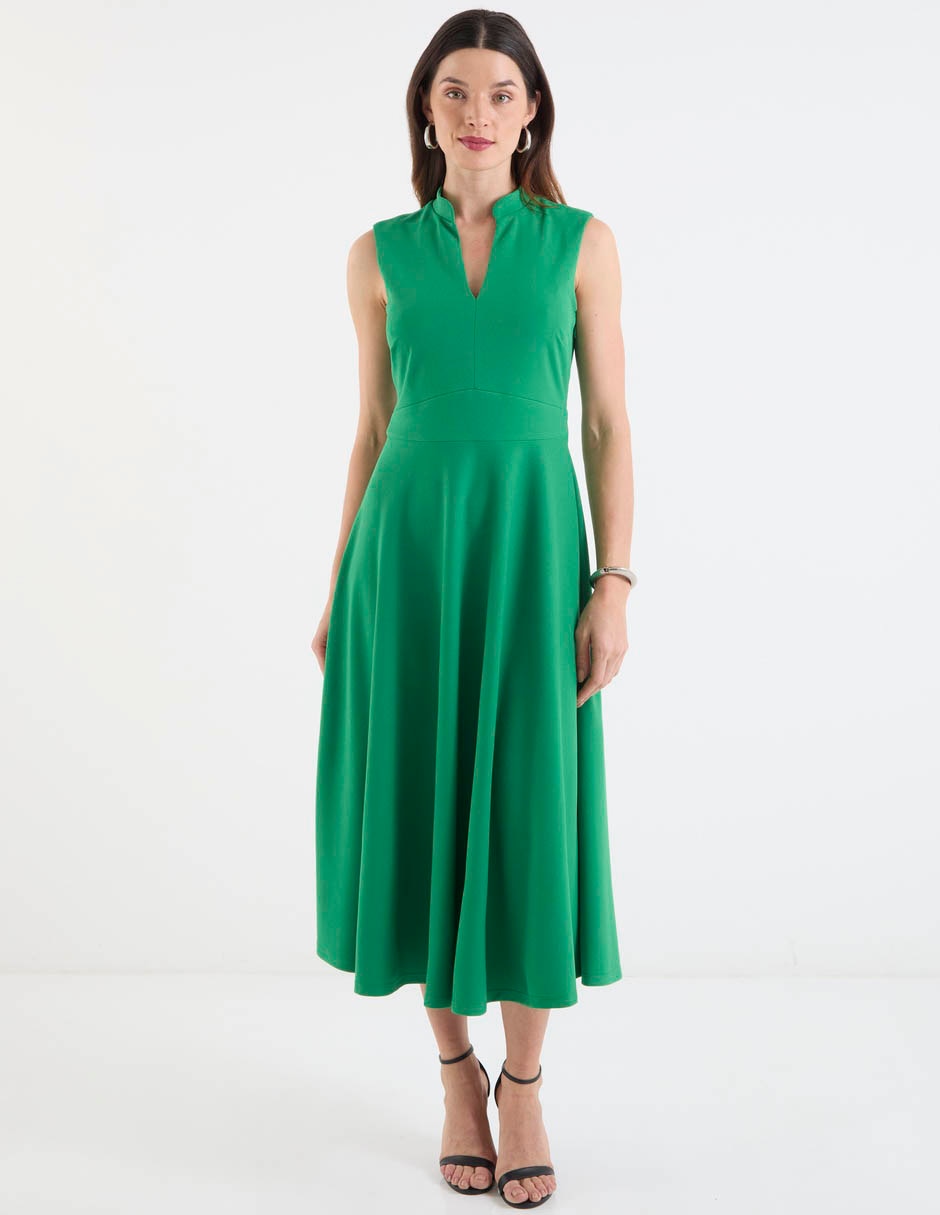Vestido crop casual escote V Vestido crop casual escote V