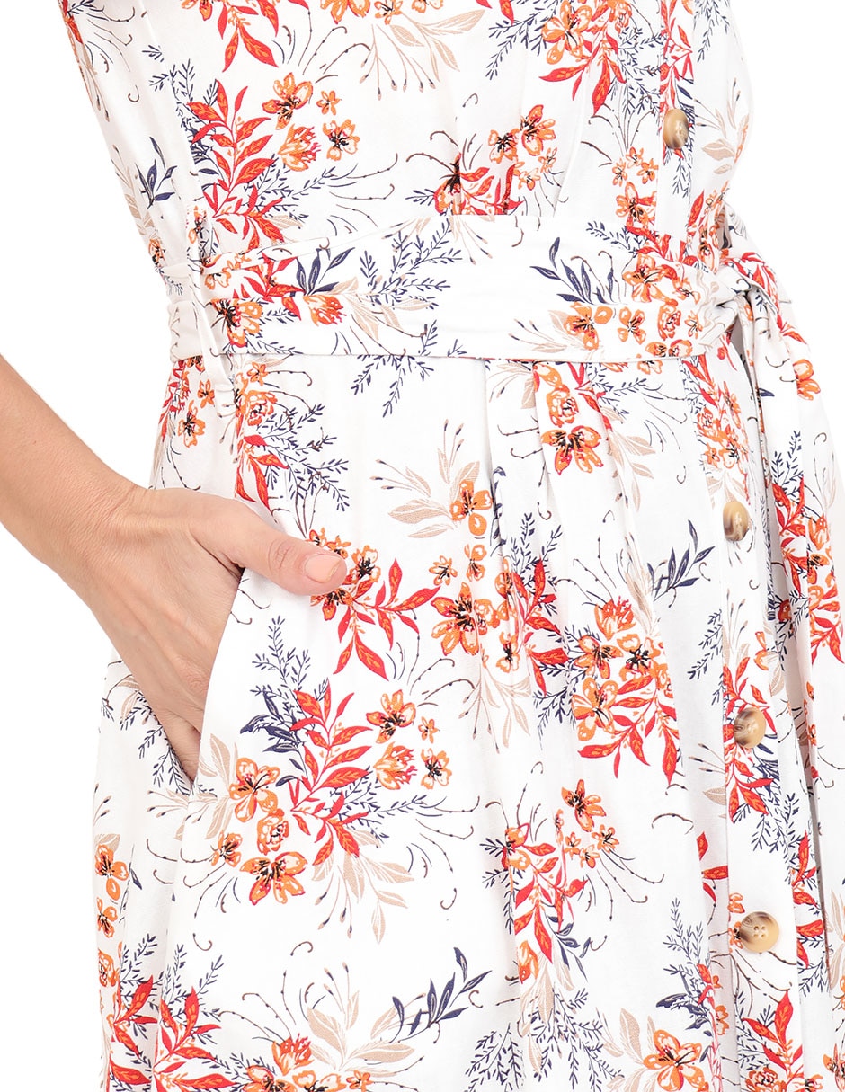 Vestido a la rodilla casual para mujer 4