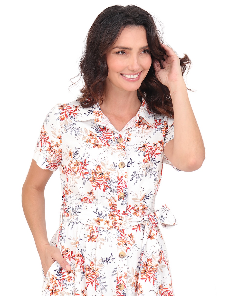 Vestido a la rodilla casual para mujer 5