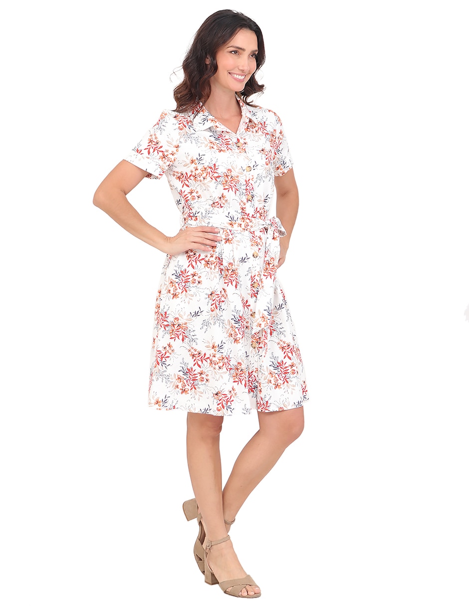 Vestido a la rodilla casual para mujer 6