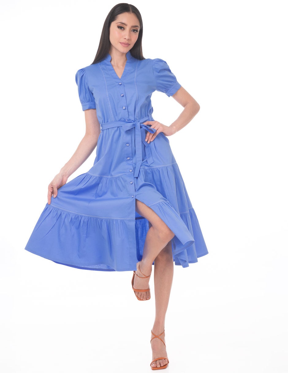 Vestido midi casual para mujer