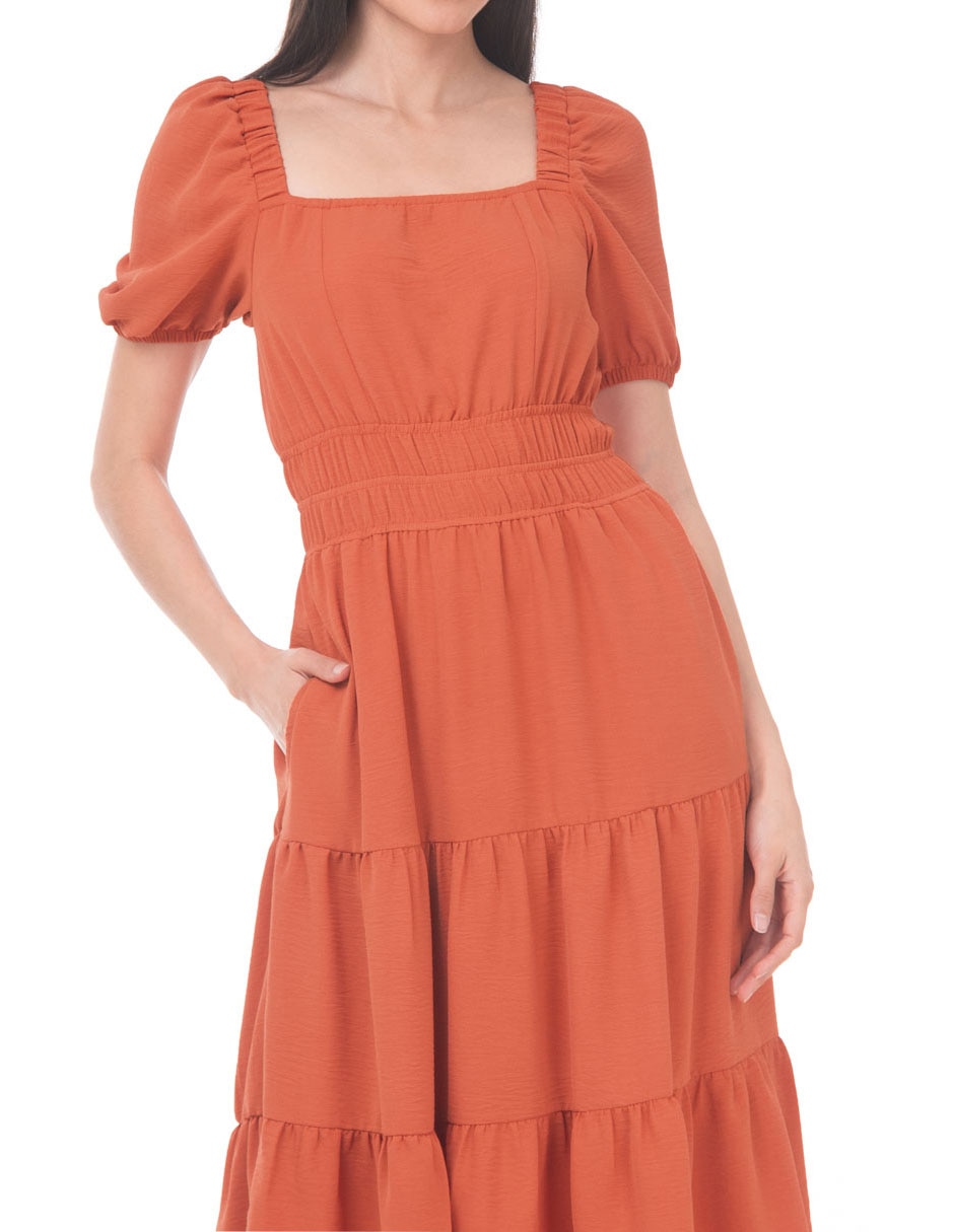 Vestido midi casual para mujer 4