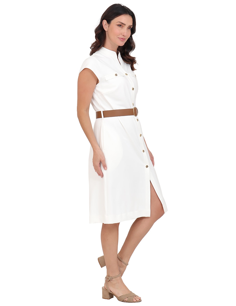 Vestido a la rodilla casual para mujer 3